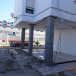 Reparación de pilares de edificio plurifamiliar